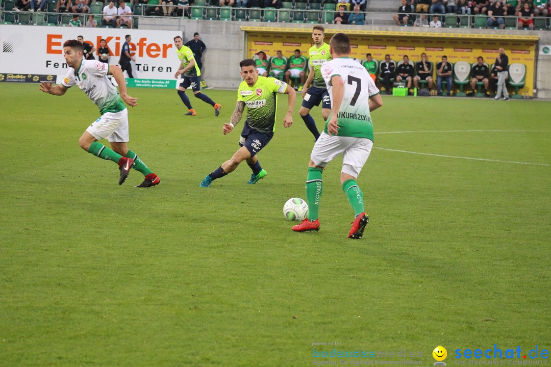 Fussball: FC ST.GALLEN 1879 vs FC THUN, St. Gallen - Schweiz, 21.04.2018