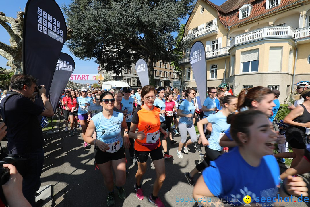 Konstanzer Frauenlauf: Konstanz am Bodensee, 22.04.2018