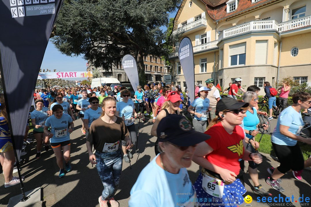 Konstanzer Frauenlauf: Konstanz am Bodensee, 22.04.2018