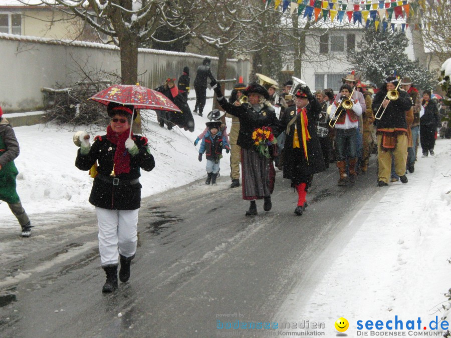 Narrenbaumstellen: Stetten, 11.02.2010