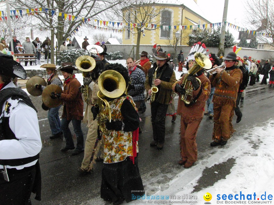 Narrenbaumstellen: Stetten, 11.02.2010