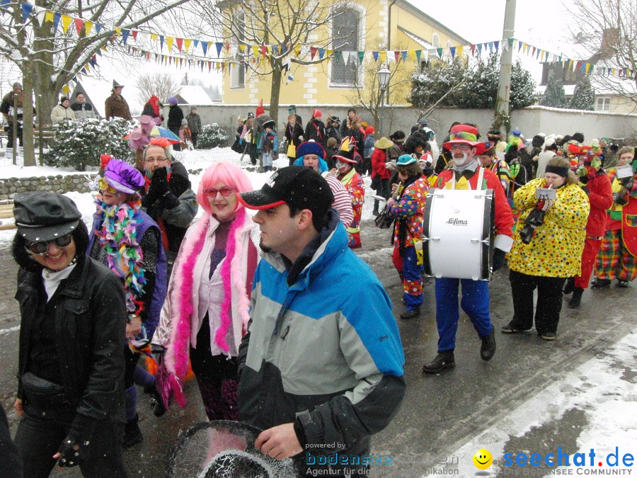 Narrenbaumstellen: Stetten, 11.02.2010