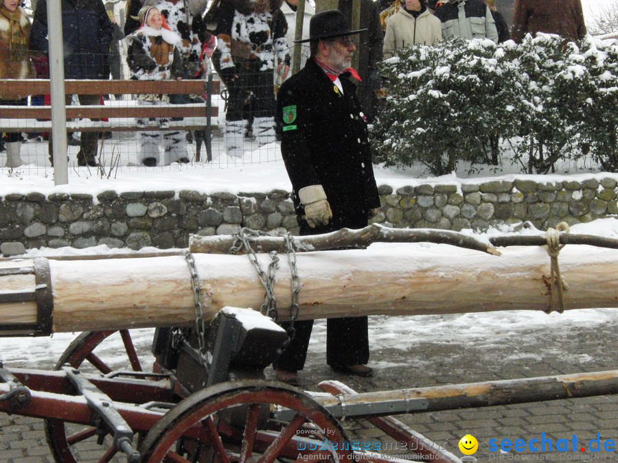 Narrenbaumstellen: Stetten, 11.02.2010