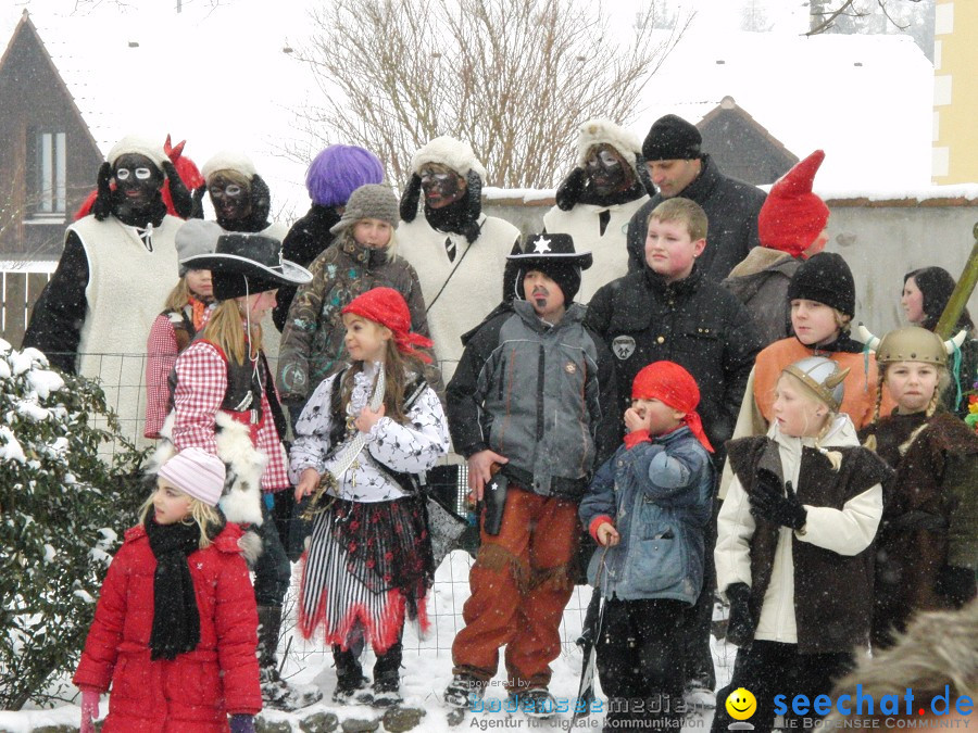 Narrenbaumstellen: Stetten, 11.02.2010