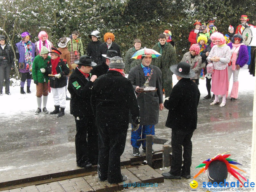 Narrenbaumstellen: Stetten, 11.02.2010