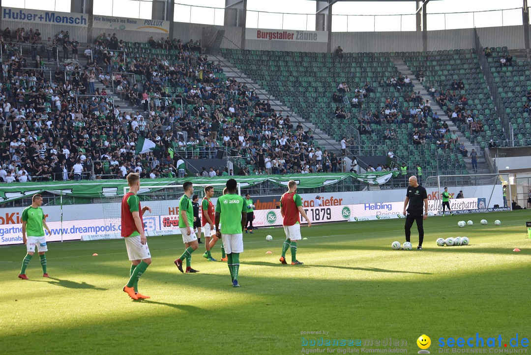 Fussball: FC ST.GALLEN 1879 vs FC THUN, St. Gallen - Schweiz, 21.04.2018