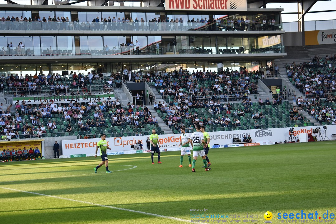 Fussball: FC ST.GALLEN 1879 vs FC THUN, St. Gallen - Schweiz, 21.04.2018