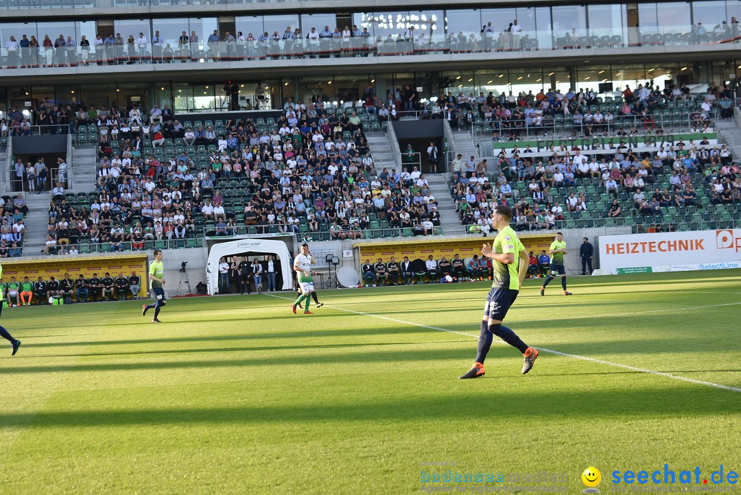 Fussball: FC ST.GALLEN 1879 vs FC THUN, St. Gallen - Schweiz, 21.04.2018