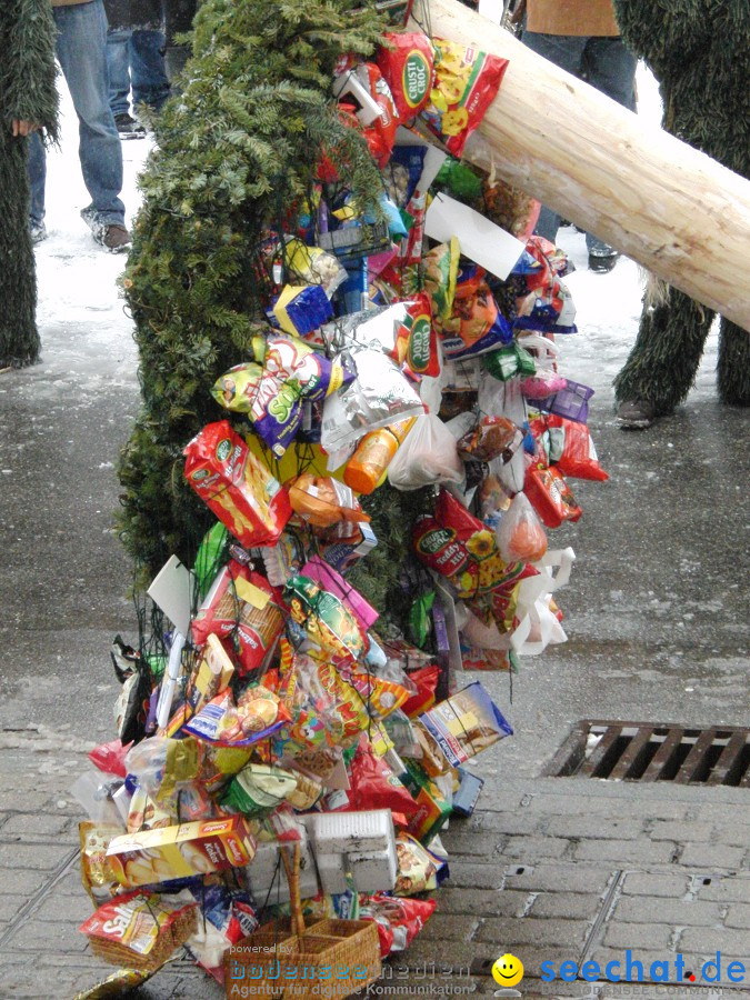 Narrenbaumstellen: Stetten, 11.02.2010