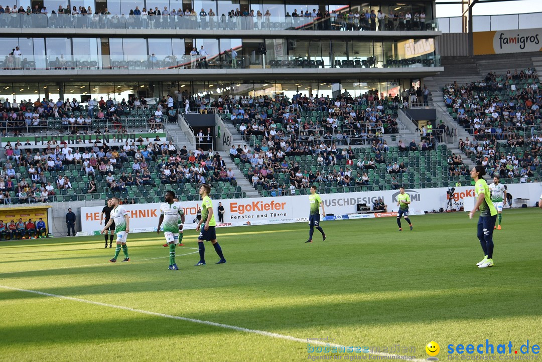 Fussball: FC ST.GALLEN 1879 vs FC THUN, St. Gallen - Schweiz, 21.04.2018