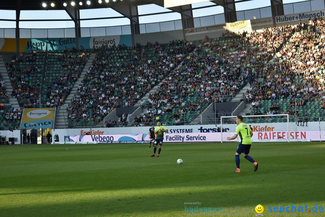 Fussball: FC ST.GALLEN 1879 vs FC THUN, St. Gallen - Schweiz, 21.04.2018