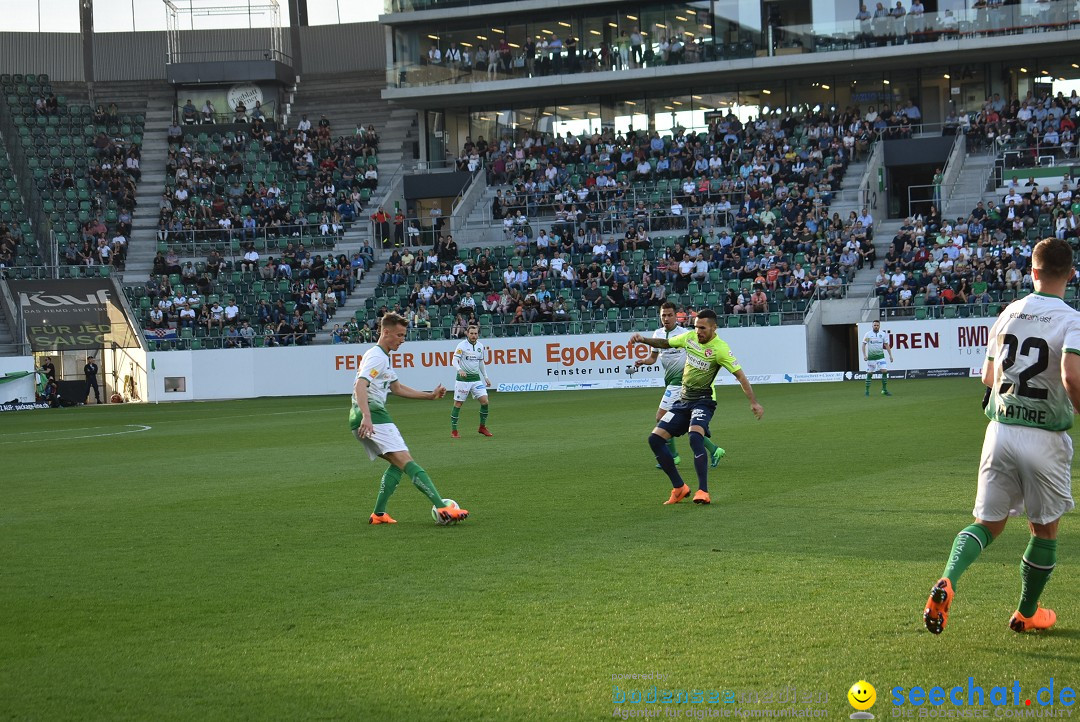 Fussball: FC ST.GALLEN 1879 vs FC THUN, St. Gallen - Schweiz, 21.04.2018