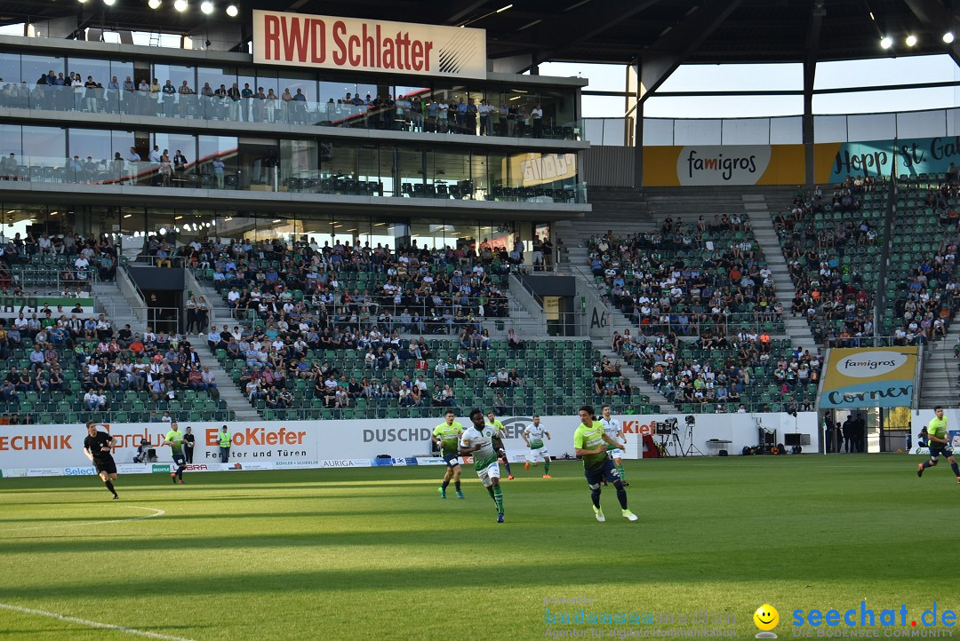 Fussball: FC ST.GALLEN 1879 vs FC THUN, St. Gallen - Schweiz, 21.04.2018