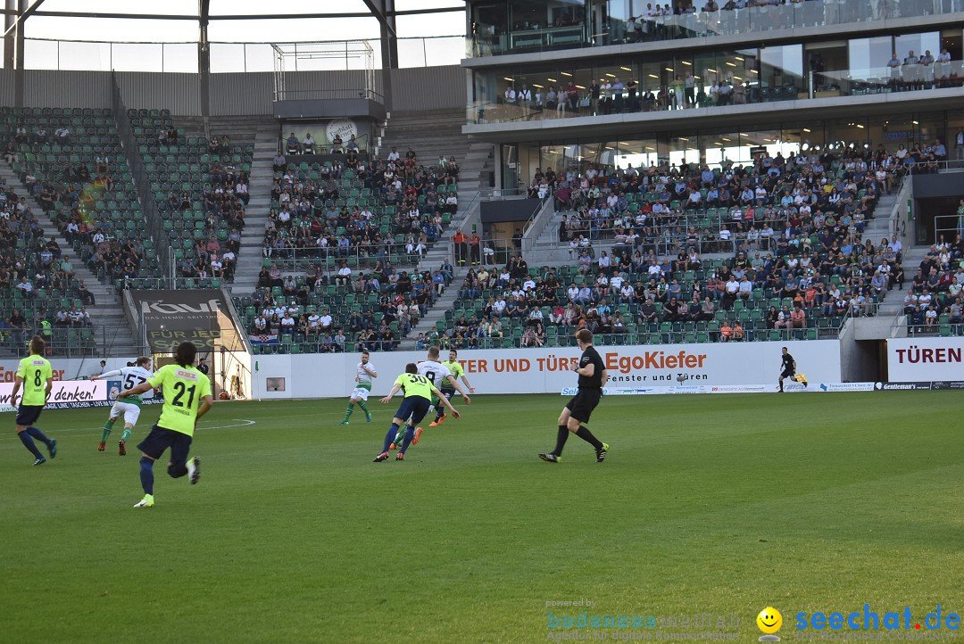 Fussball: FC ST.GALLEN 1879 vs FC THUN, St. Gallen - Schweiz, 21.04.2018