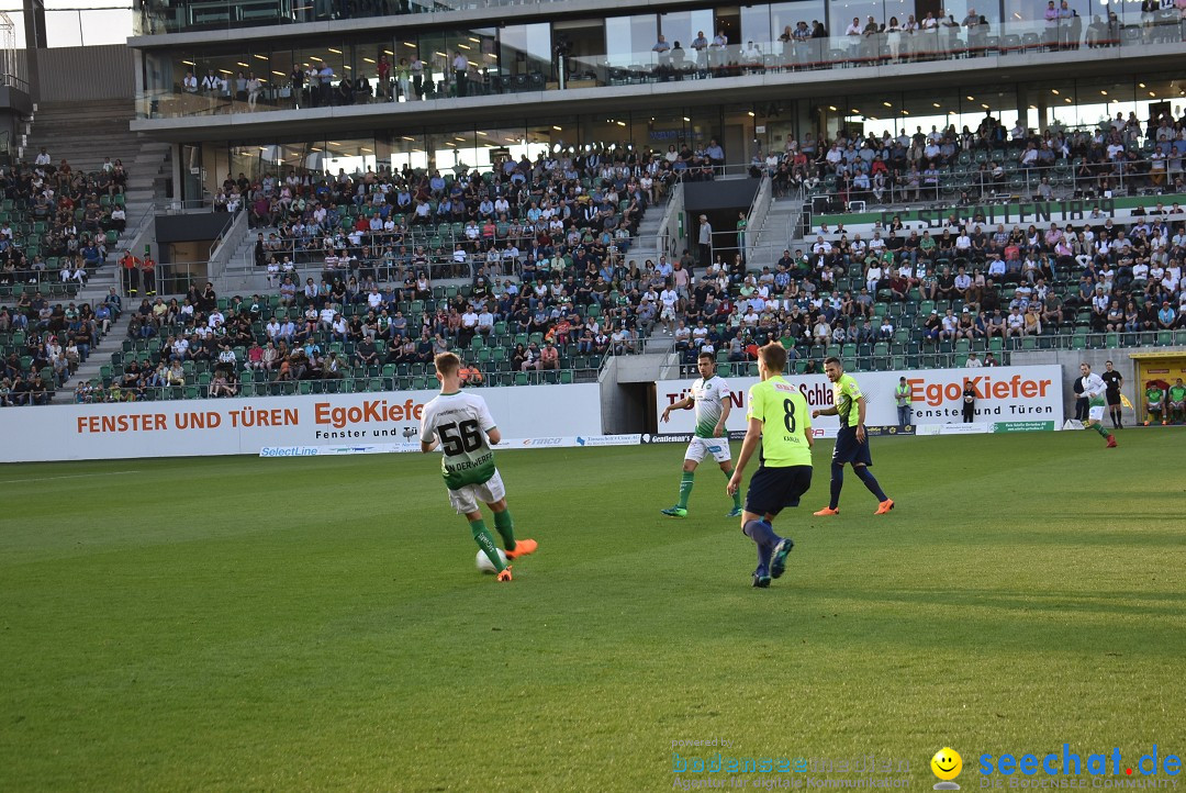 Fussball: FC ST.GALLEN 1879 vs FC THUN, St. Gallen - Schweiz, 21.04.2018