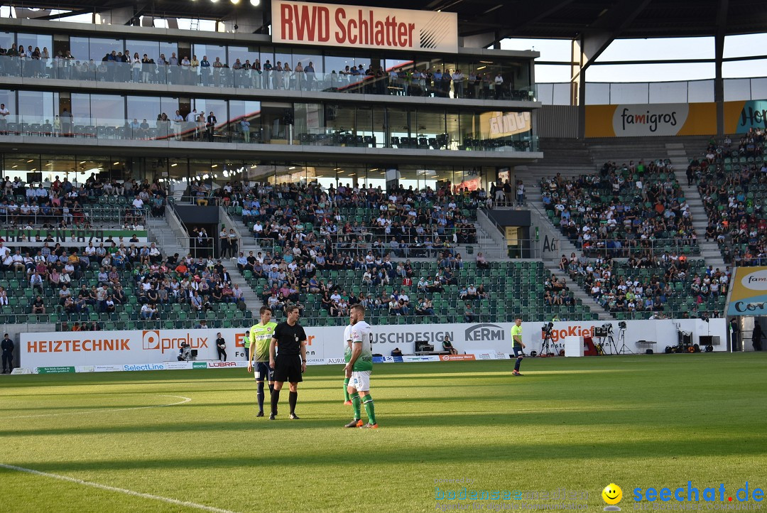 Fussball: FC ST.GALLEN 1879 vs FC THUN, St. Gallen - Schweiz, 21.04.2018