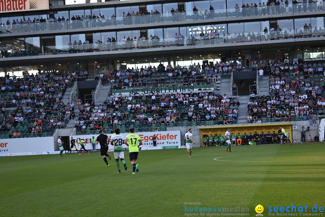 Fussball: FC ST.GALLEN 1879 vs FC THUN, St. Gallen - Schweiz, 21.04.2018