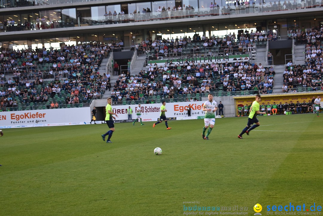 Fussball: FC ST.GALLEN 1879 vs FC THUN, St. Gallen - Schweiz, 21.04.2018