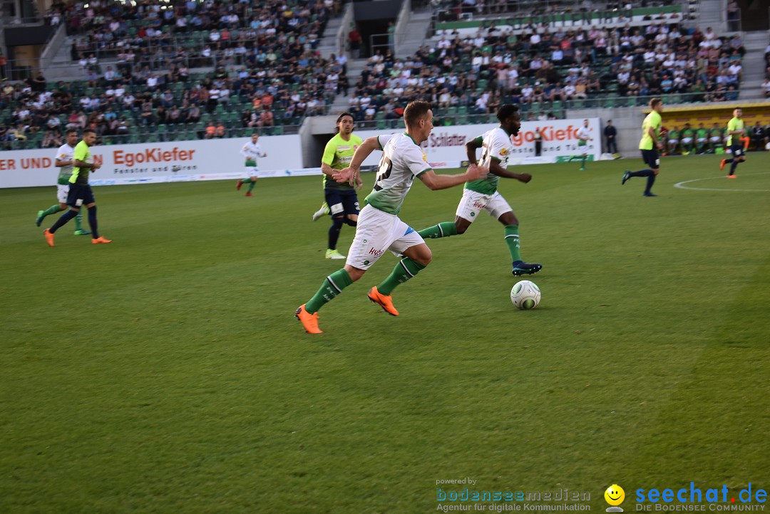 Fussball: FC ST.GALLEN 1879 vs FC THUN, St. Gallen - Schweiz, 21.04.2018