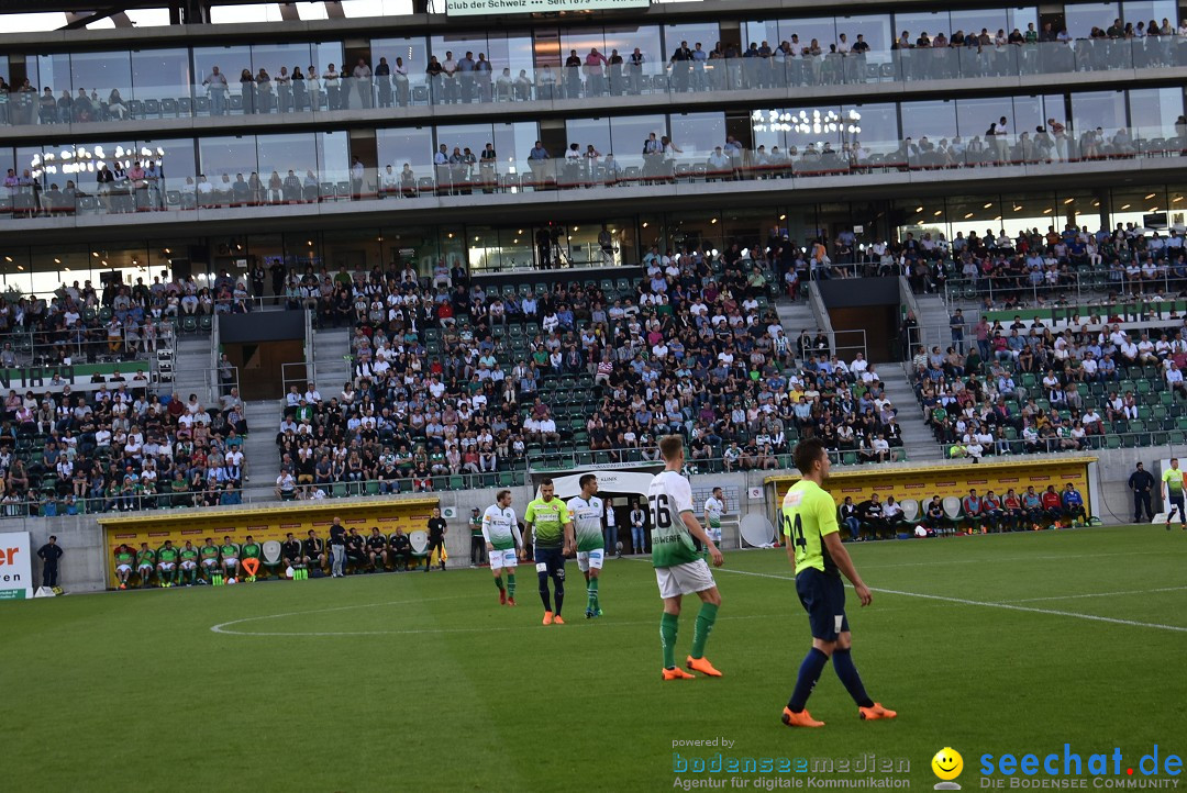 Fussball: FC ST.GALLEN 1879 vs FC THUN, St. Gallen - Schweiz, 21.04.2018