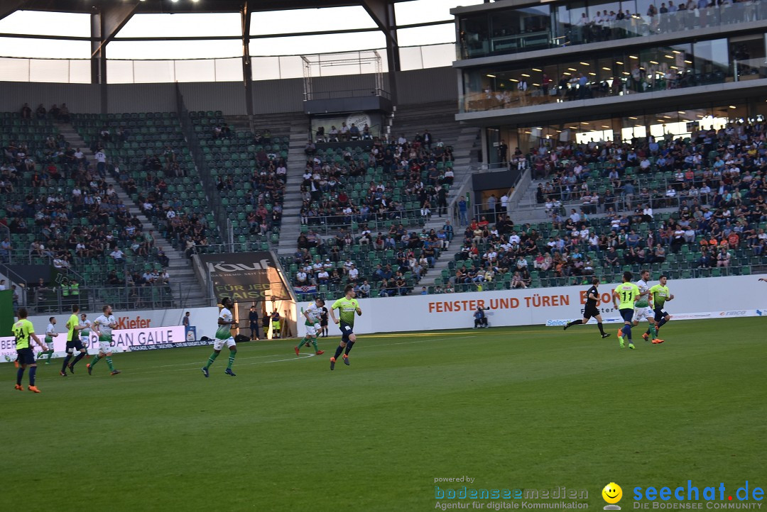 Fussball: FC ST.GALLEN 1879 vs FC THUN, St. Gallen - Schweiz, 21.04.2018