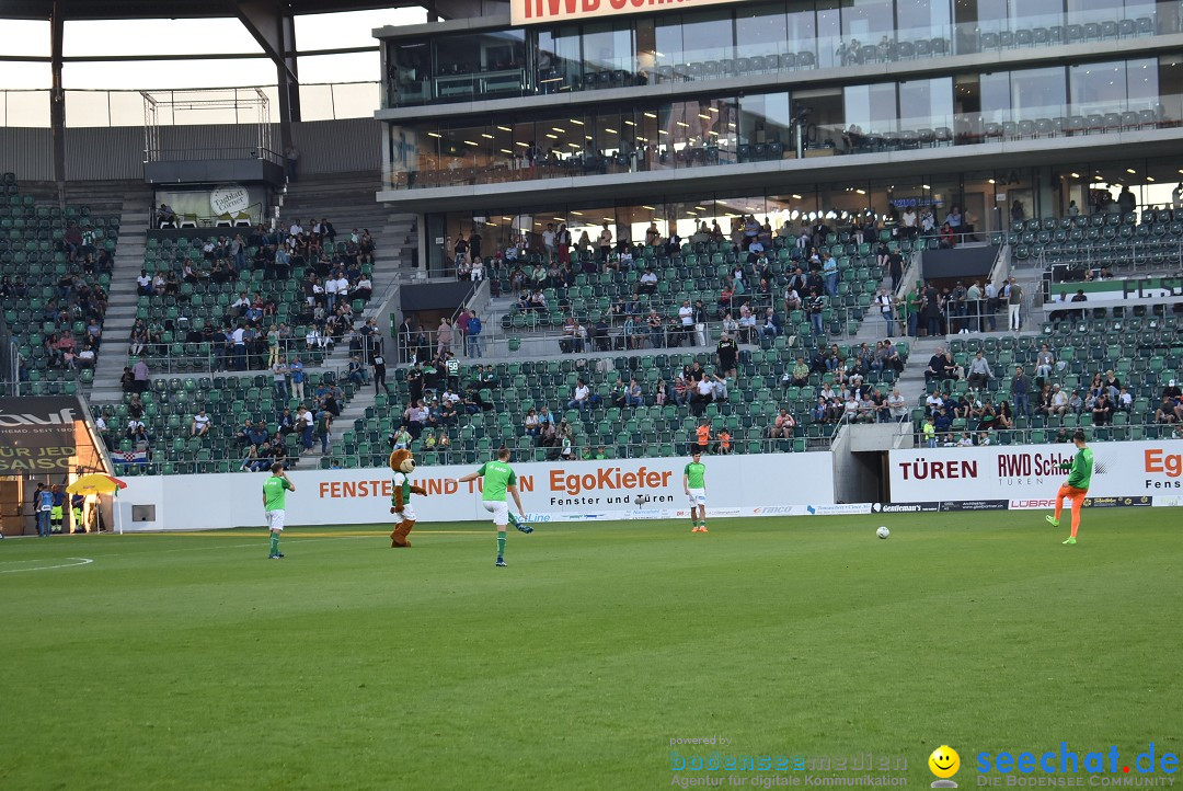 Fussball: FC ST.GALLEN 1879 vs FC THUN, St. Gallen - Schweiz, 21.04.2018