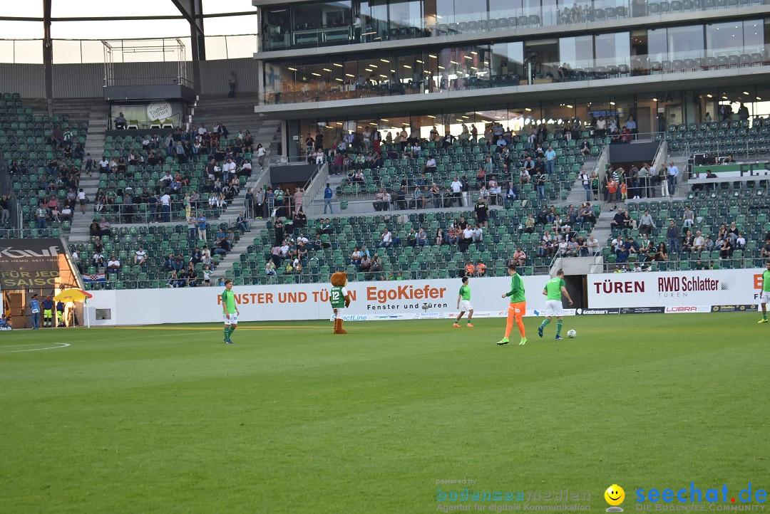 Fussball: FC ST.GALLEN 1879 vs FC THUN, St. Gallen - Schweiz, 21.04.2018