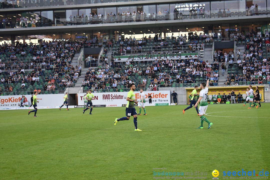 Fussball: FC ST.GALLEN 1879 vs FC THUN, St. Gallen - Schweiz, 21.04.2018