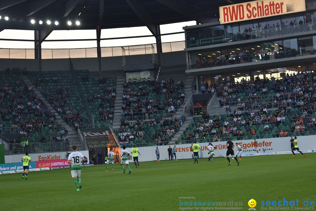 Fussball: FC ST.GALLEN 1879 vs FC THUN, St. Gallen - Schweiz, 21.04.2018