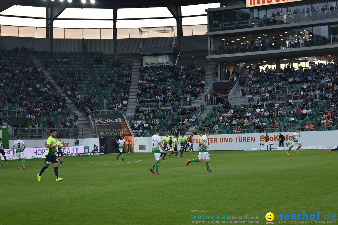 Fussball: FC ST.GALLEN 1879 vs FC THUN, St. Gallen - Schweiz, 21.04.2018