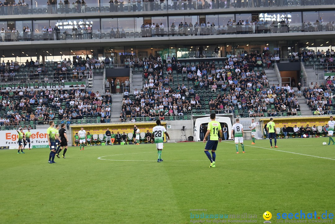 Fussball: FC ST.GALLEN 1879 vs FC THUN, St. Gallen - Schweiz, 21.04.2018