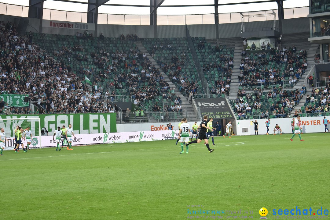 Fussball: FC ST.GALLEN 1879 vs FC THUN, St. Gallen - Schweiz, 21.04.2018