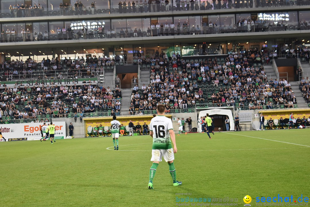 Fussball: FC ST.GALLEN 1879 vs FC THUN, St. Gallen - Schweiz, 21.04.2018