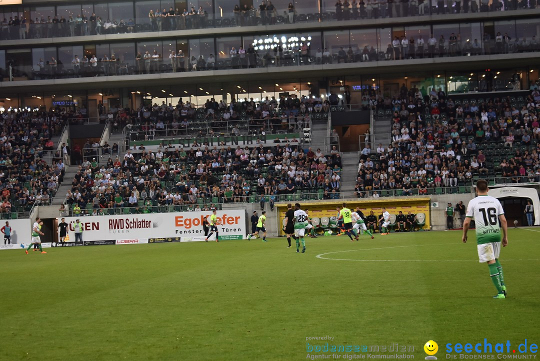 Fussball: FC ST.GALLEN 1879 vs FC THUN, St. Gallen - Schweiz, 21.04.2018