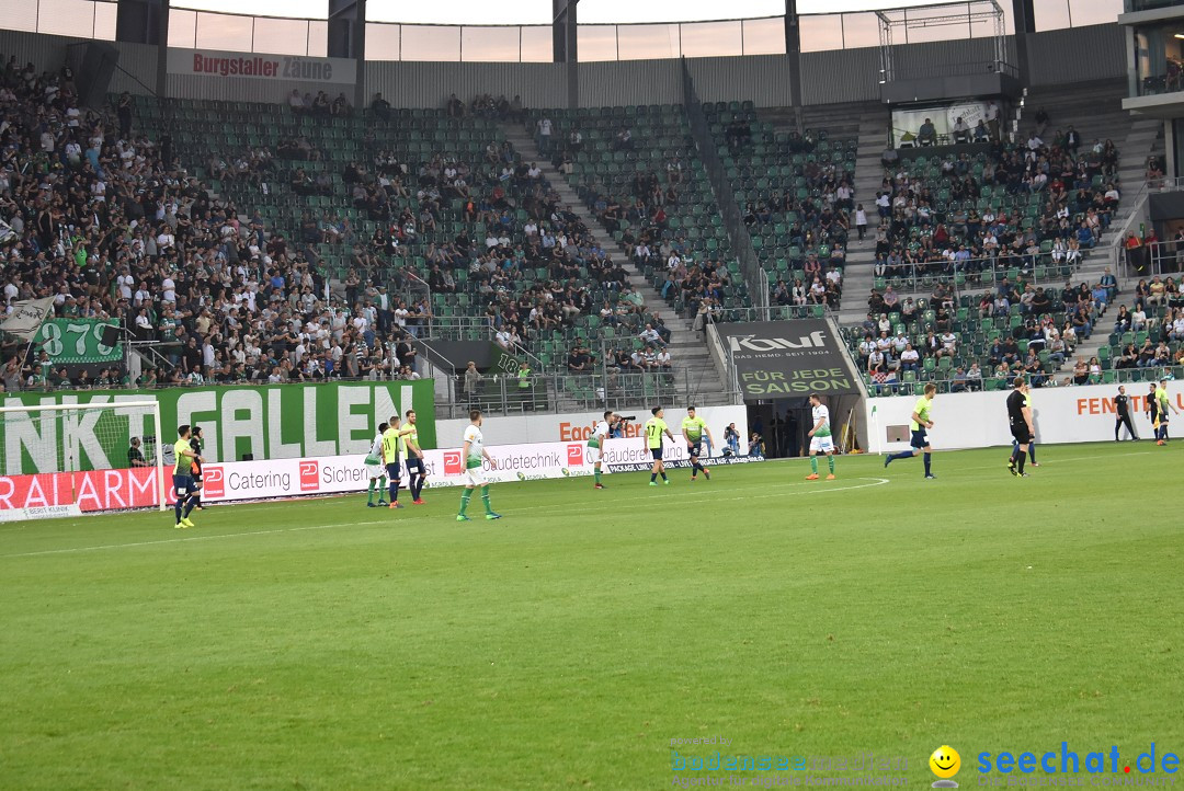 Fussball: FC ST.GALLEN 1879 vs FC THUN, St. Gallen - Schweiz, 21.04.2018