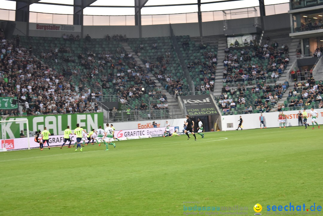 Fussball: FC ST.GALLEN 1879 vs FC THUN, St. Gallen - Schweiz, 21.04.2018