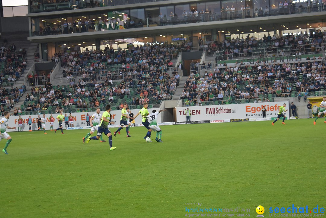 Fussball: FC ST.GALLEN 1879 vs FC THUN, St. Gallen - Schweiz, 21.04.2018