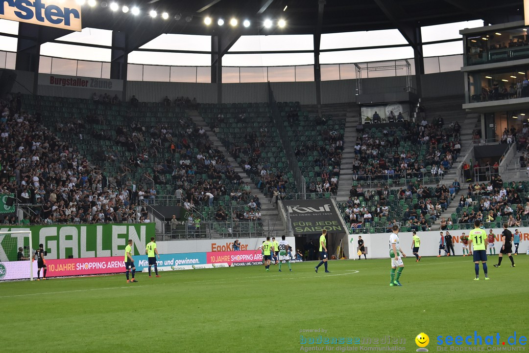 Fussball: FC ST.GALLEN 1879 vs FC THUN, St. Gallen - Schweiz, 21.04.2018