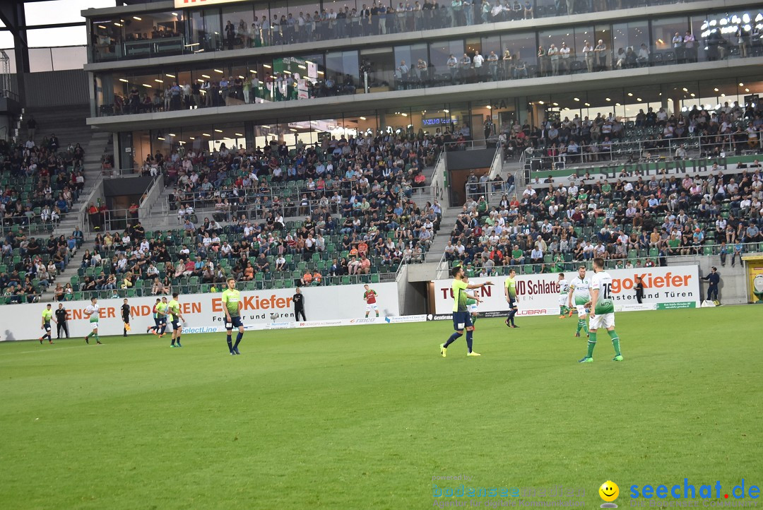 Fussball: FC ST.GALLEN 1879 vs FC THUN, St. Gallen - Schweiz, 21.04.2018