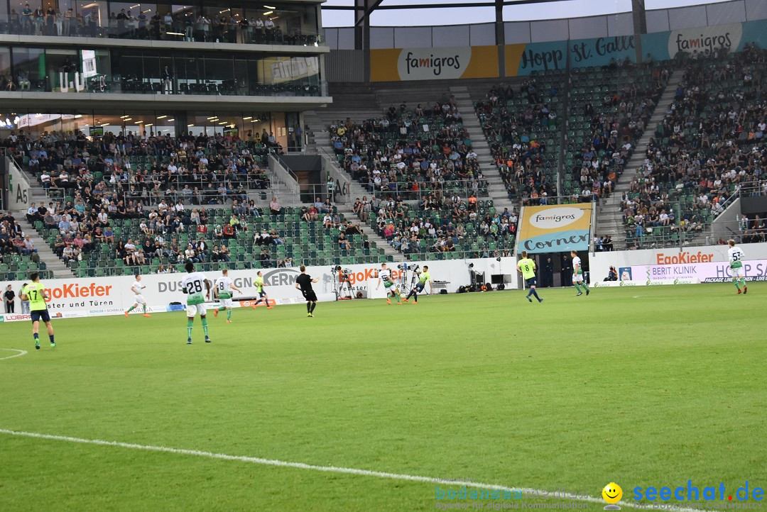 Fussball: FC ST.GALLEN 1879 vs FC THUN, St. Gallen - Schweiz, 21.04.2018