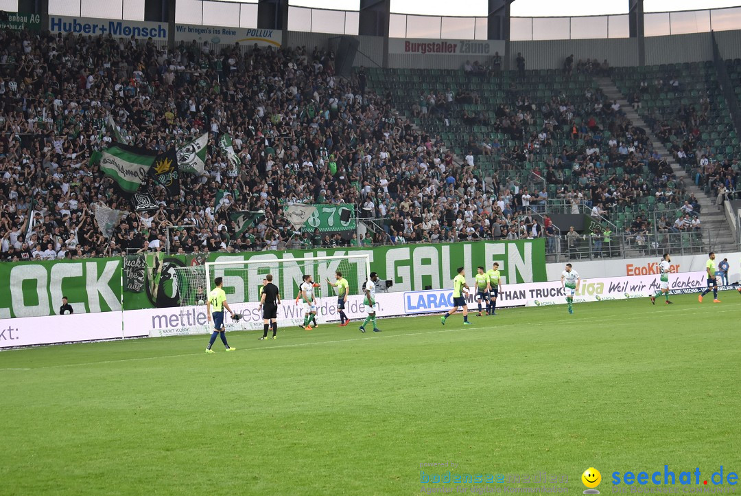 Fussball: FC ST.GALLEN 1879 vs FC THUN, St. Gallen - Schweiz, 21.04.2018