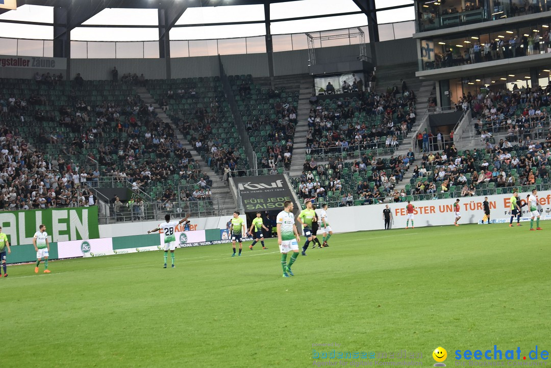 Fussball: FC ST.GALLEN 1879 vs FC THUN, St. Gallen - Schweiz, 21.04.2018