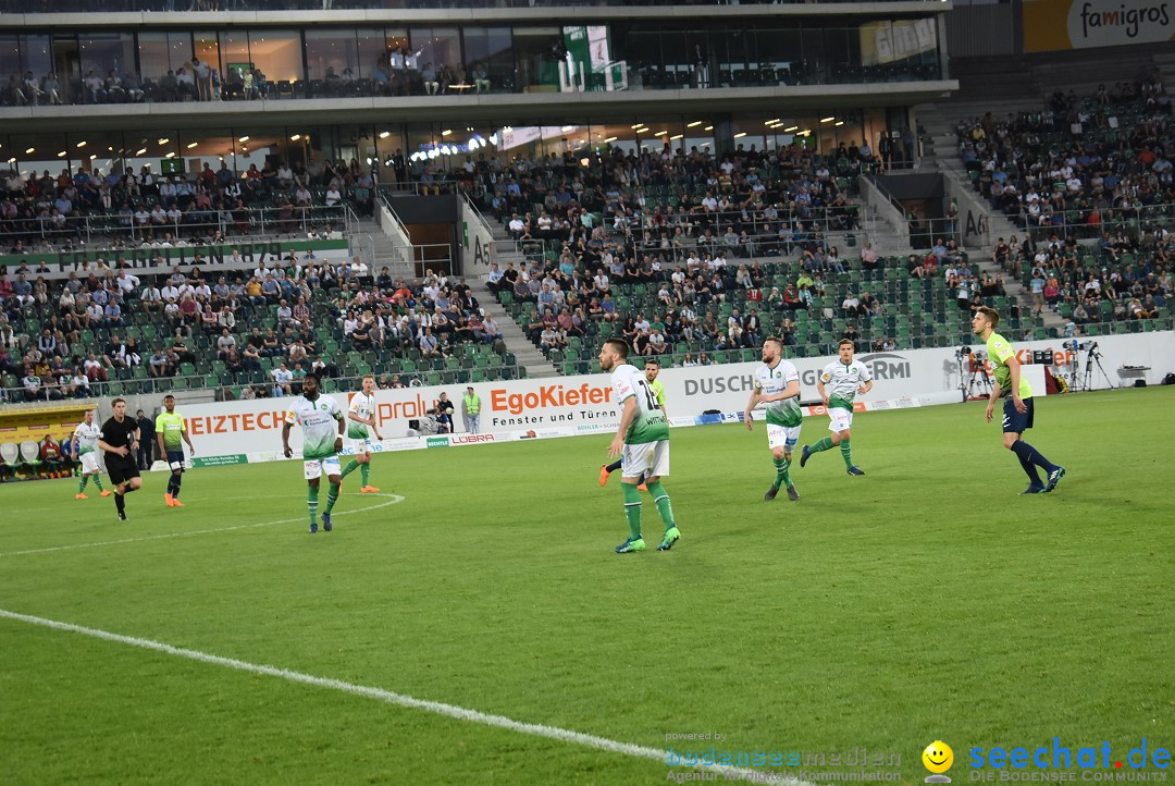 Fussball: FC ST.GALLEN 1879 vs FC THUN, St. Gallen - Schweiz, 21.04.2018