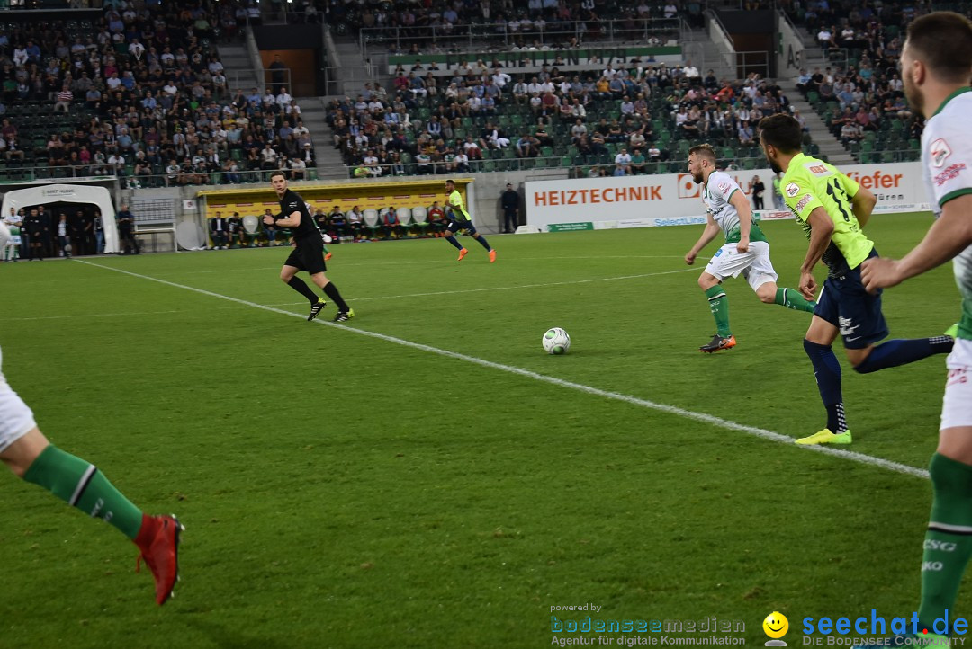 Fussball: FC ST.GALLEN 1879 vs FC THUN, St. Gallen - Schweiz, 21.04.2018