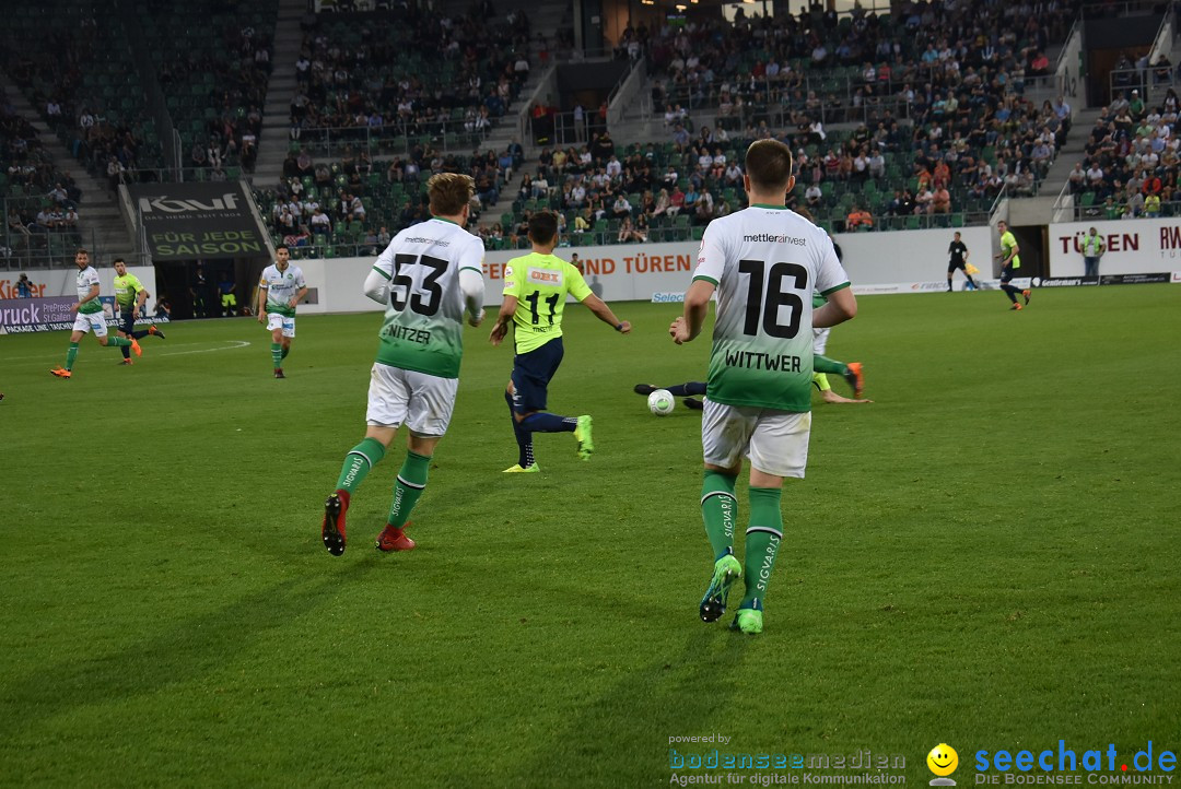 Fussball: FC ST.GALLEN 1879 vs FC THUN, St. Gallen - Schweiz, 21.04.2018