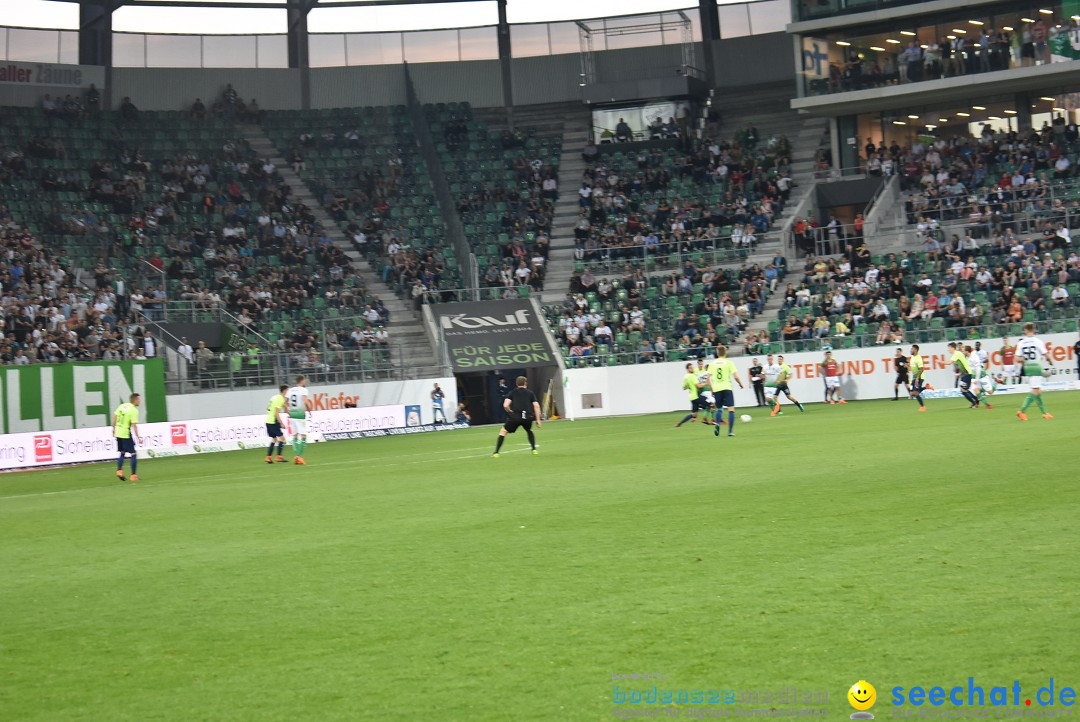 Fussball: FC ST.GALLEN 1879 vs FC THUN, St. Gallen - Schweiz, 21.04.2018