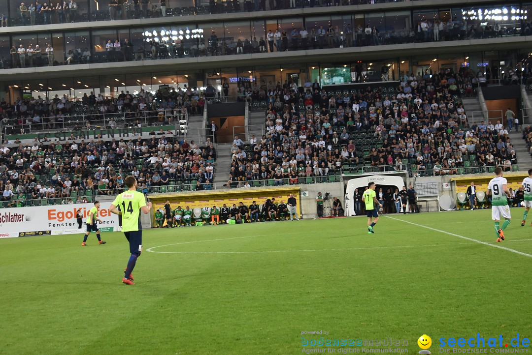 Fussball: FC ST.GALLEN 1879 vs FC THUN, St. Gallen - Schweiz, 21.04.2018