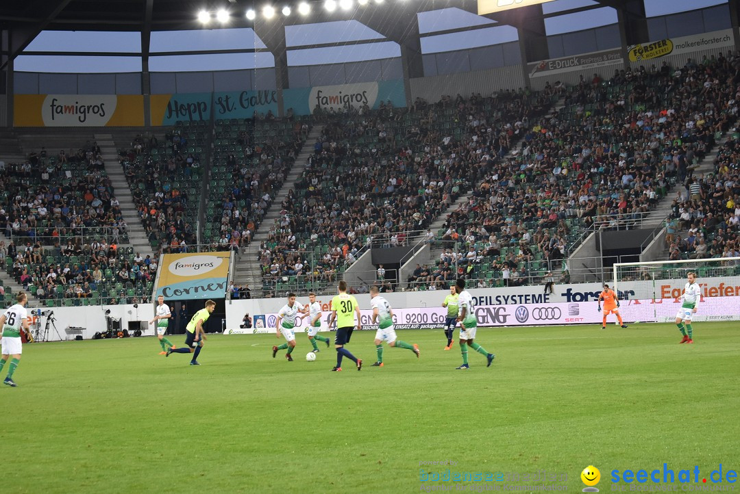 Fussball: FC ST.GALLEN 1879 vs FC THUN, St. Gallen - Schweiz, 21.04.2018