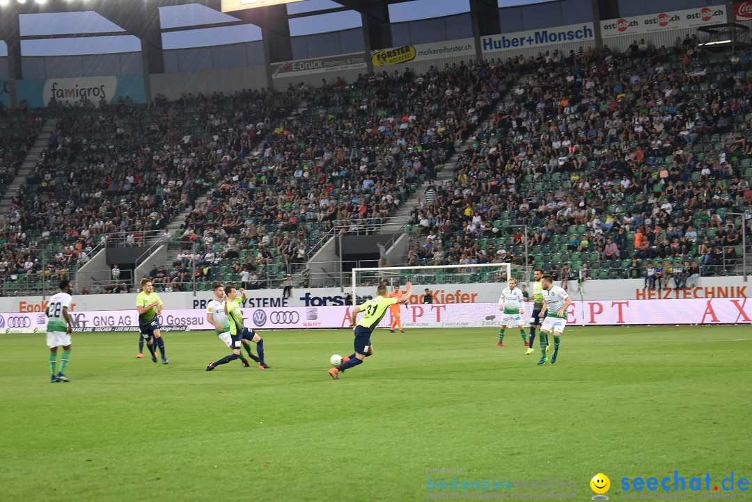 Fussball: FC ST.GALLEN 1879 vs FC THUN, St. Gallen - Schweiz, 21.04.2018