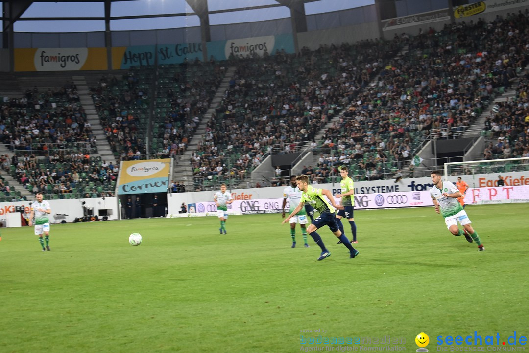 Fussball: FC ST.GALLEN 1879 vs FC THUN, St. Gallen - Schweiz, 21.04.2018